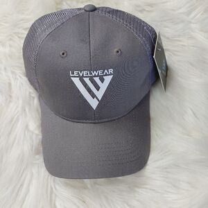 Level Wear La Grange Cap Hat Cool Grey O/S Adjustable Snapback Baseball Hat.